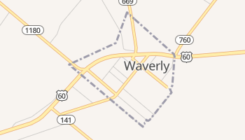 Waverly, Kentucky map