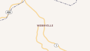 Webbville, Kentucky map