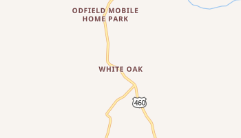 White Oak, Kentucky map