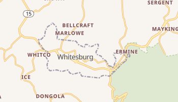 Whitesburg, Kentucky map
