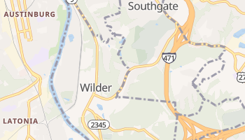 Wilders, Kentucky map