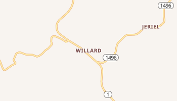 Willard, Kentucky map