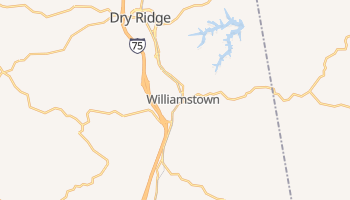 Williamstown, Kentucky map