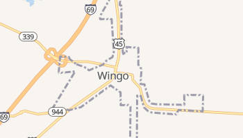 Wingo, Kentucky map
