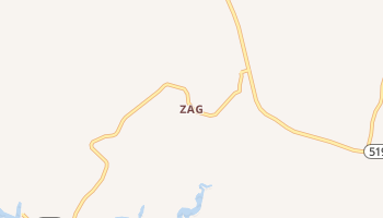 Zag, Kentucky map