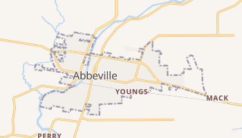Abbeville, Louisiana map