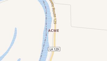 Acme, Louisiana map