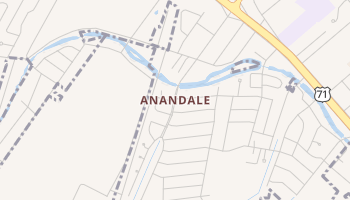 Anandale, Louisiana map