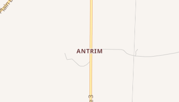 Antrim, Louisiana map