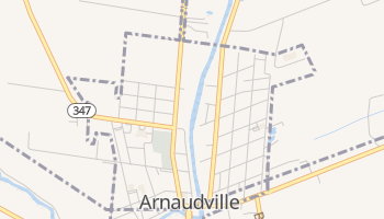 Arnaudville, Louisiana map