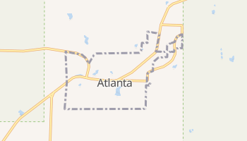 Atlanta, Louisiana map