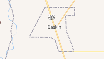Baskin, Louisiana map