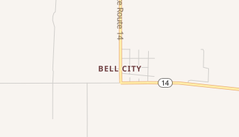 Bell City, Louisiana map