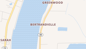 Bertrandville, Louisiana map