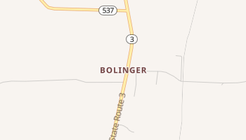 Bolinger, Louisiana map