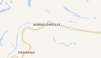 Bordelonville, Louisiana map