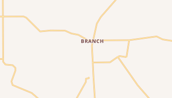 Branch, Louisiana map