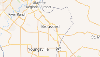 Broussard, Louisiana map