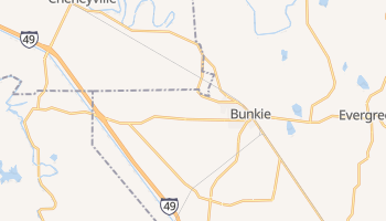Bunkie, Louisiana map