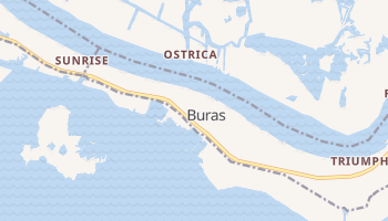 Buras, Louisiana map