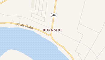 Burnside, Louisiana map