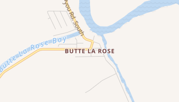 Butte La Rose, Louisiana map