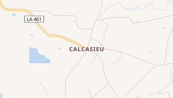 Calcasieu, Louisiana map