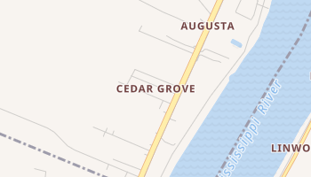 Cedar Grove, Louisiana map