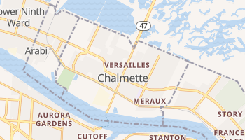Chalmette, Louisiana map