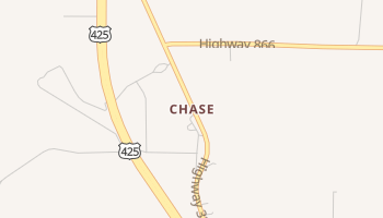 Chase, Louisiana map