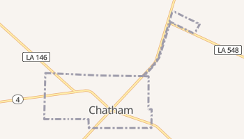 Chatham, Louisiana map