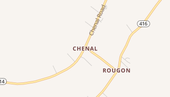 Chenal, Louisiana map