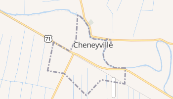 Cheneyville, Louisiana map
