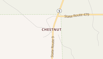 Chestnut, Louisiana map