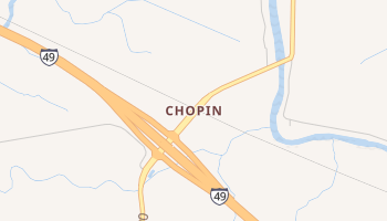 Chopin, Louisiana map