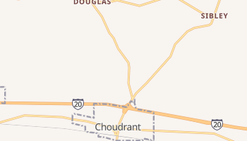 Choudrant, Louisiana map