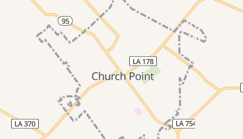 Church Point, Louisiana map