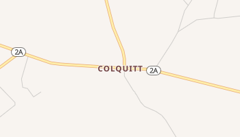 Colquitt, Louisiana map
