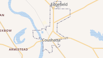Coushatta, Louisiana map