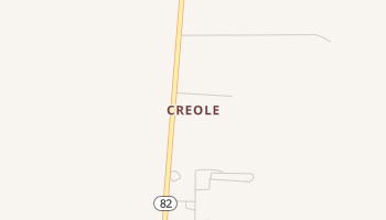 Creole, Louisiana map