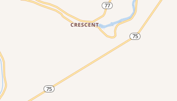 Crescent, Louisiana map
