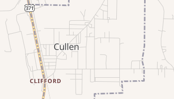 Cullen, Louisiana map