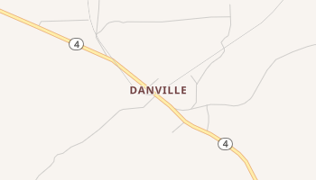 Danville, Louisiana map