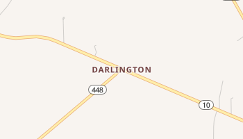 Darlington, Louisiana map