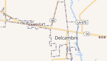 Delcambre, Louisiana map