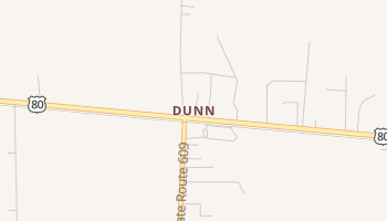 Dunn, Louisiana map