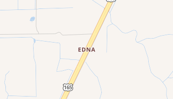 Edna, Louisiana map