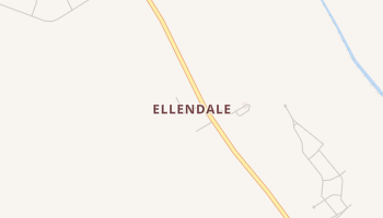 Ellendale, Louisiana map