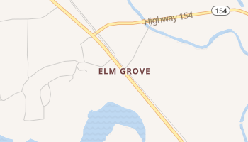 Elm Grove, Louisiana map