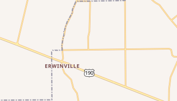 Erwinville, Louisiana map